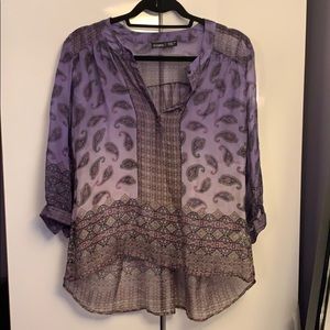 Silk pattern tunic